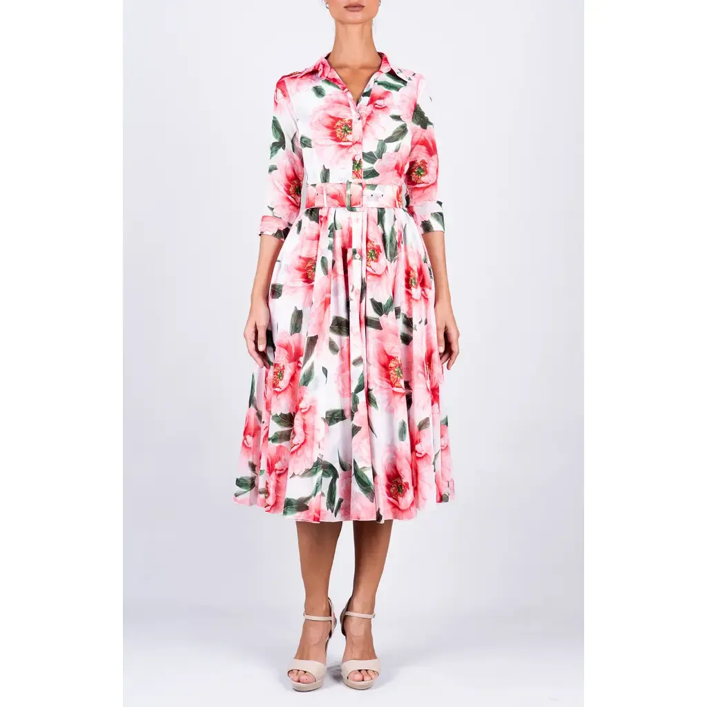 A-Line Midi Aster Shirtdress by SAMANTHA SUNG