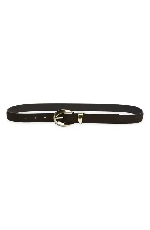 Maria Suede Belt - Brass by Treasure & Bond
