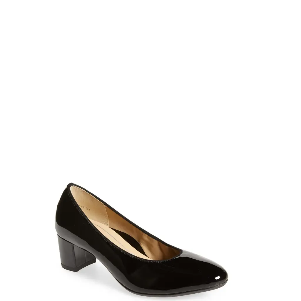 Kendall Pump in Black Patent Leather