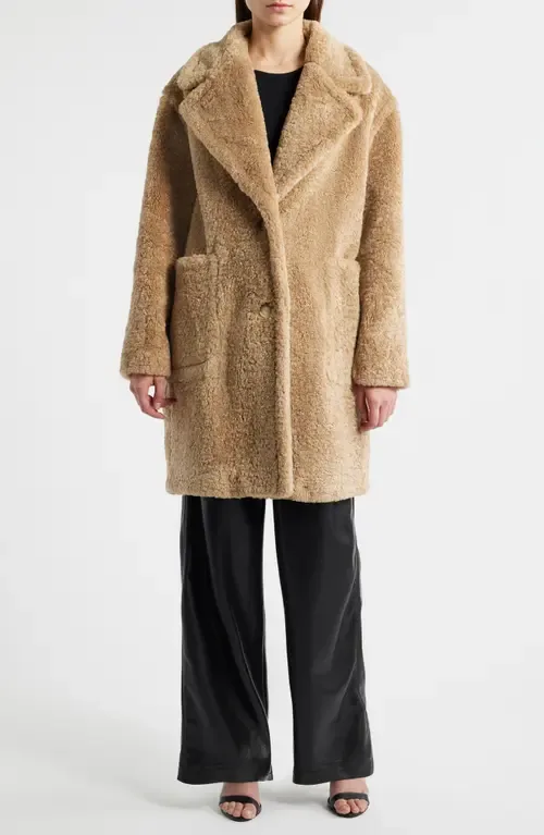 Catedy Faux Shearling Coat by BOSS