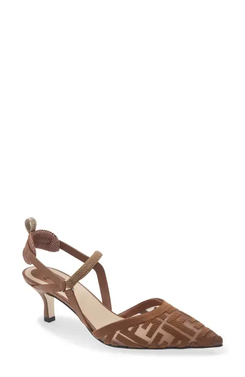 Colibrì Lite Kitten Heel Slingback Pump by Fendi
