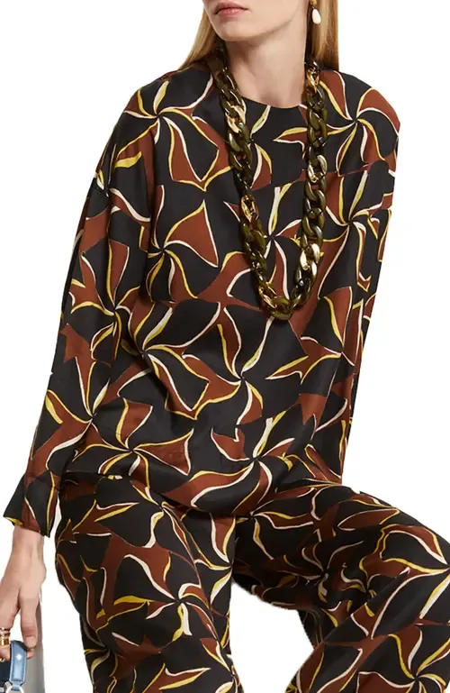 Viscose Blouse with Long Sleeves by ottod'Ame