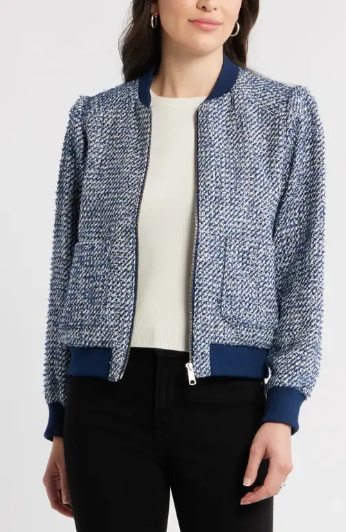 Tweed Bomber Jacket by caslon(r)