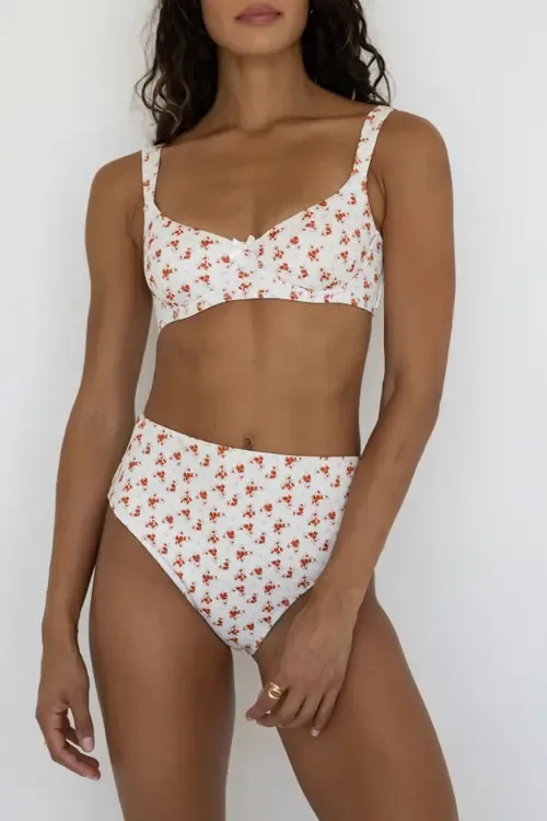 Rosie High Waisted Bottoms by Geode Swimwear