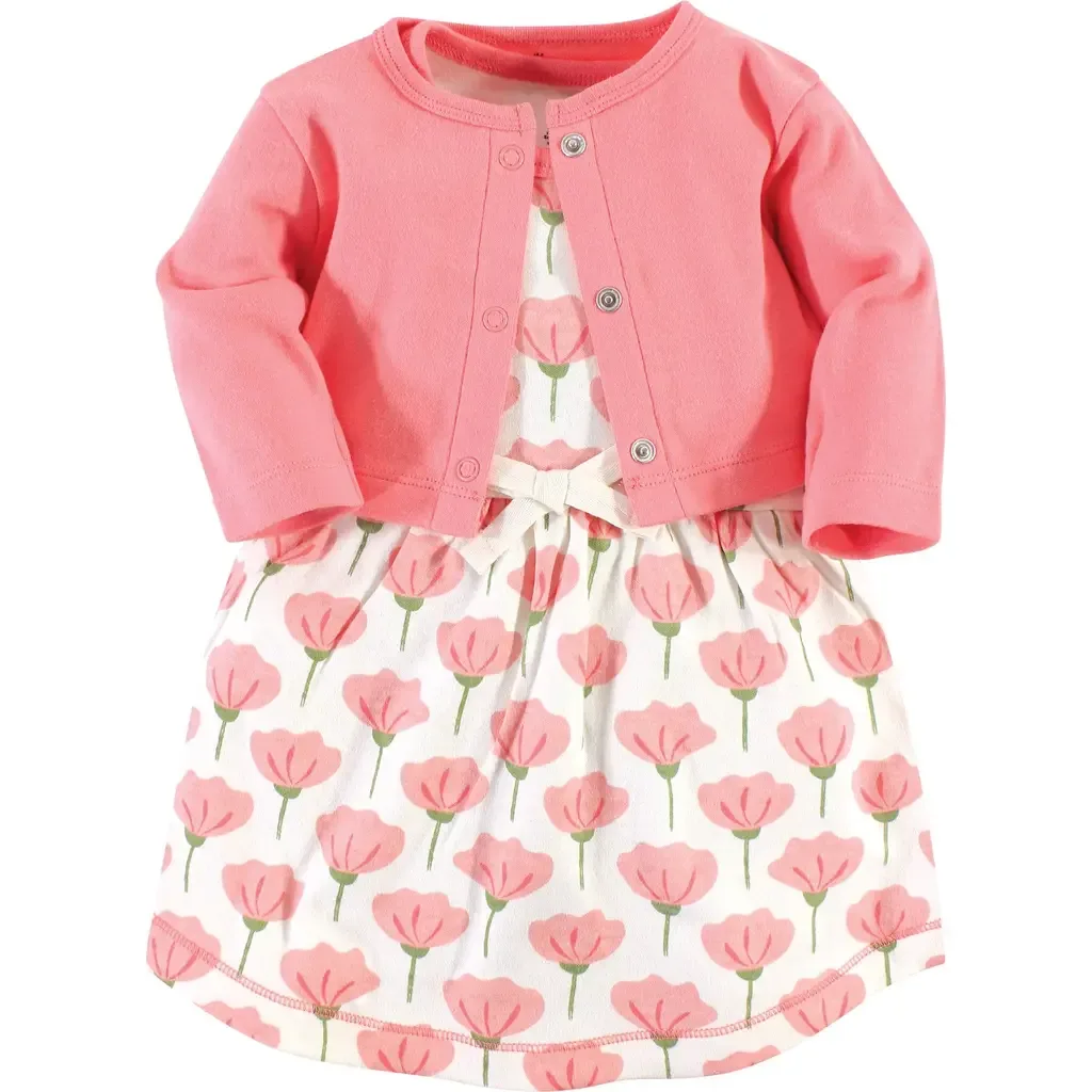 Organic Cotton Dress and Cardigan by Touched by Nature