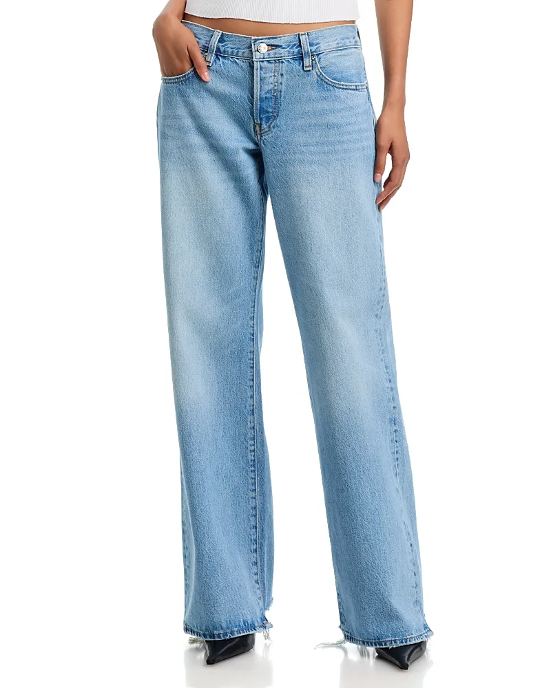 The Pixie Gray Low Rise Jeans by FRAME