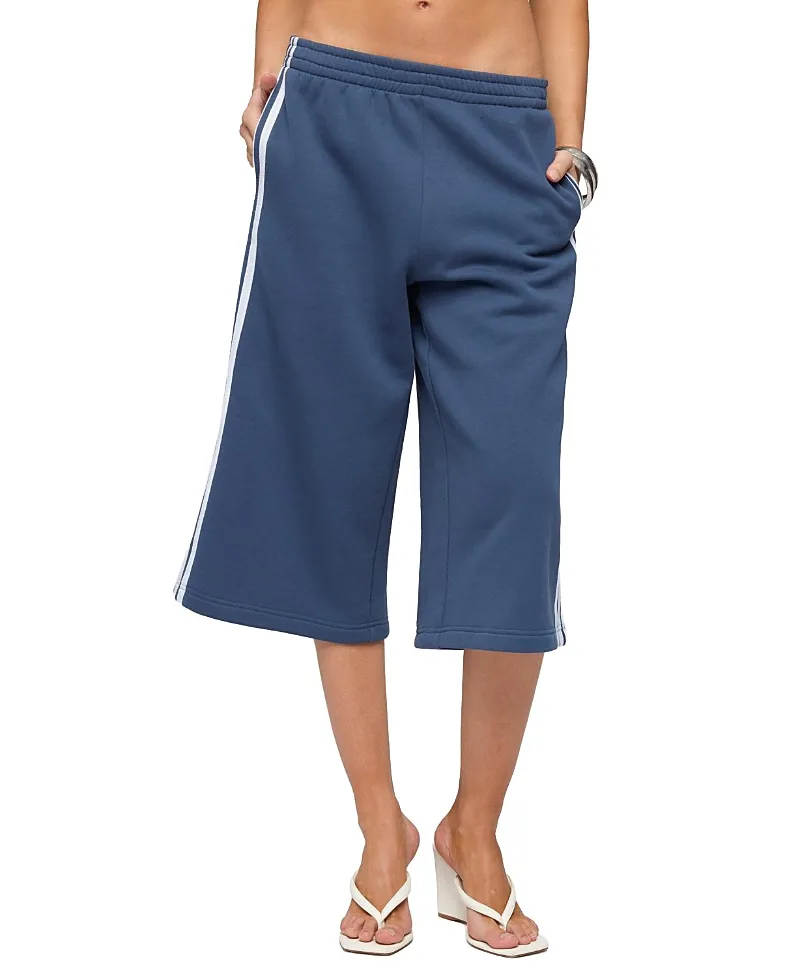 Uma Stripey Bermuda Shorts by Edikted