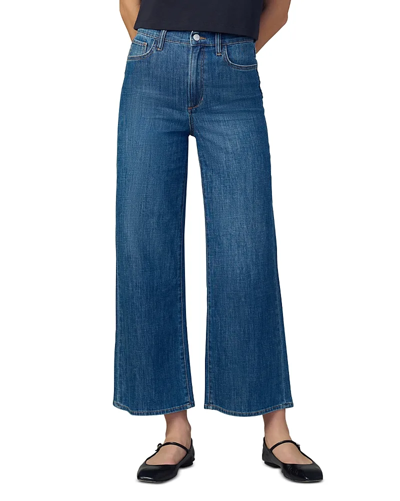 The Mia High Rise Wide Leg Ankle Jeans by Joe's Jeans