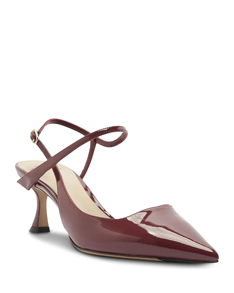 Tita Wrap 60 Patent Leather Ankle Strap Pumps