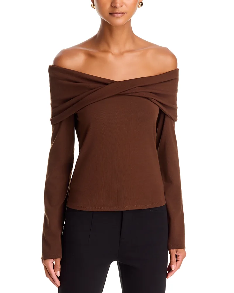 Aaliya Off the Shoulder Top by PAIGE