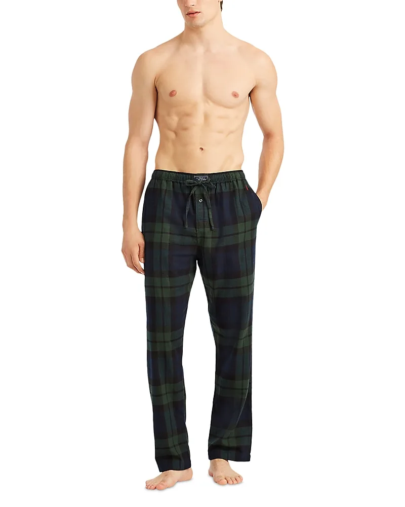 Plaid Flannel Pajama Pants by Polo Ralph Lauren