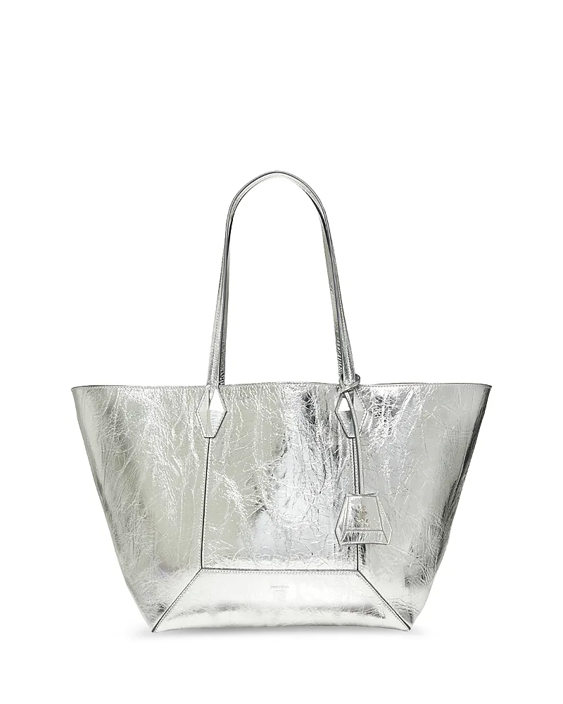 Diamond Hobo Metallic Leather Shoulder Bag by Jimmy Choo