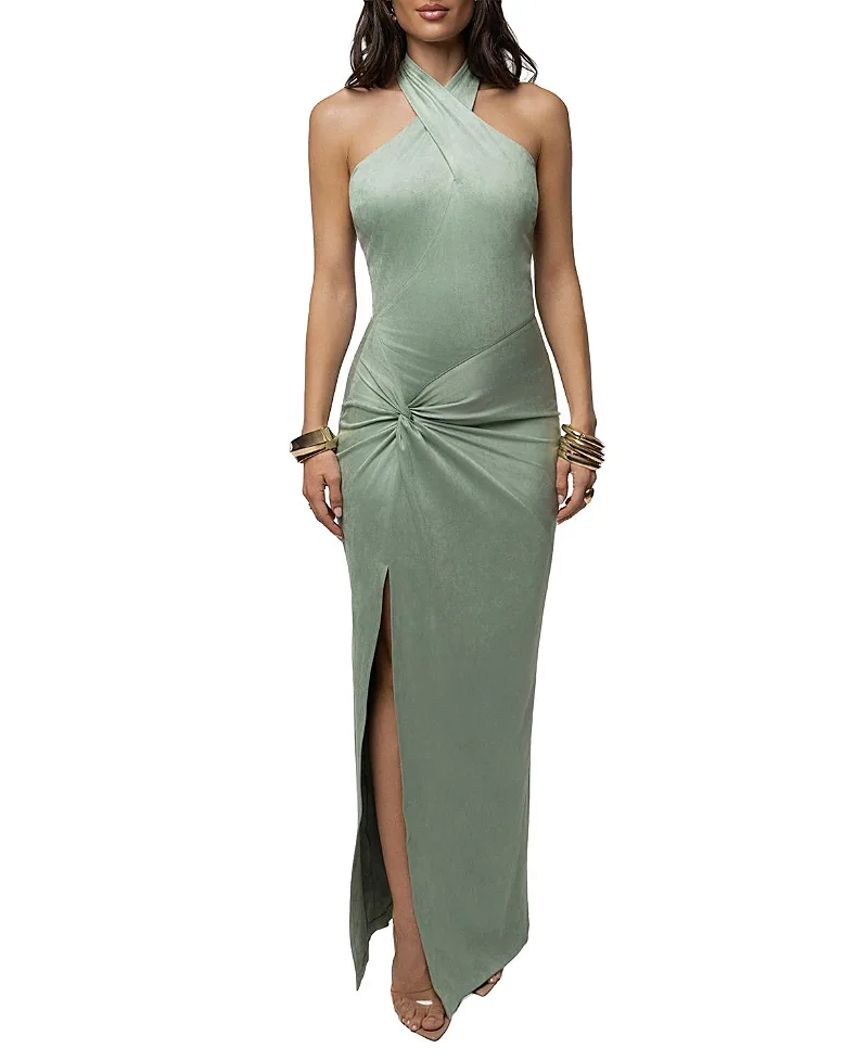 Charlotte Halter Maxi Dress