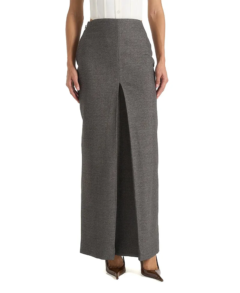 Regine Straight Maxi Skirt by Maniere De Voir