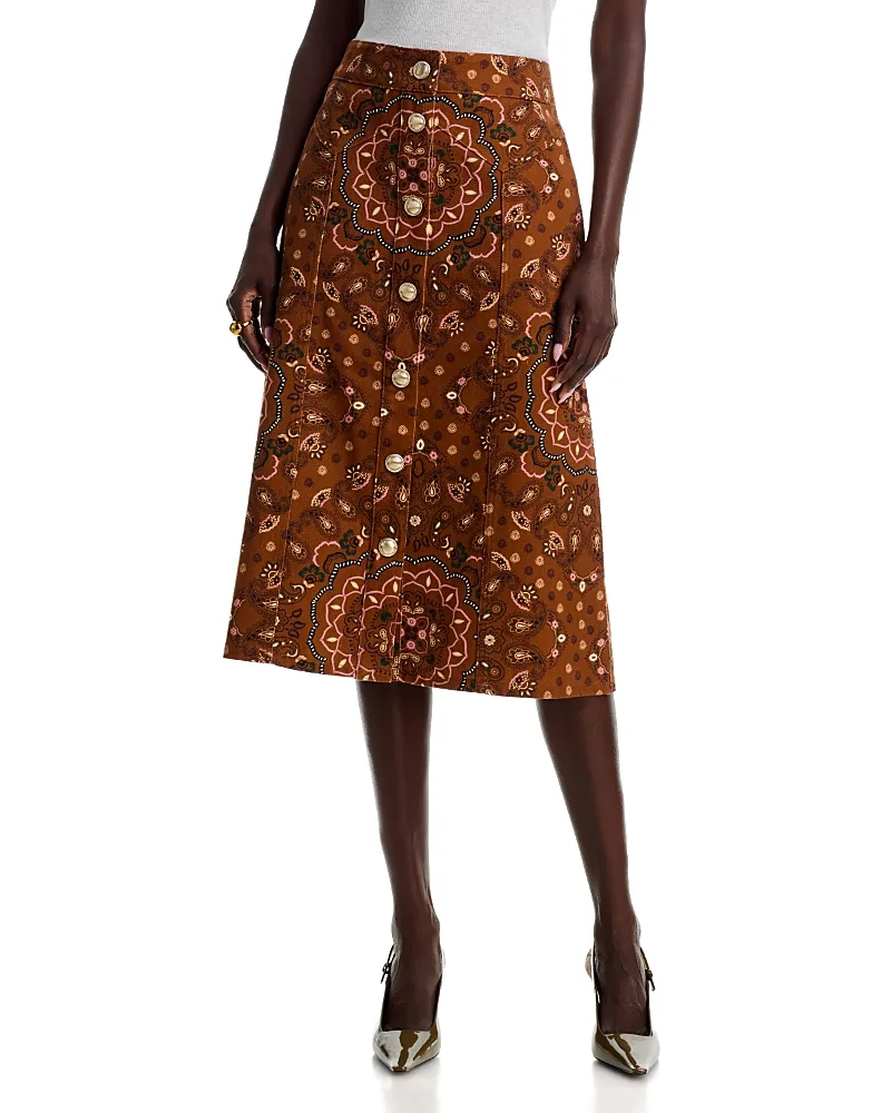 Juniper Cotton Midi Skirt by Cara Cara