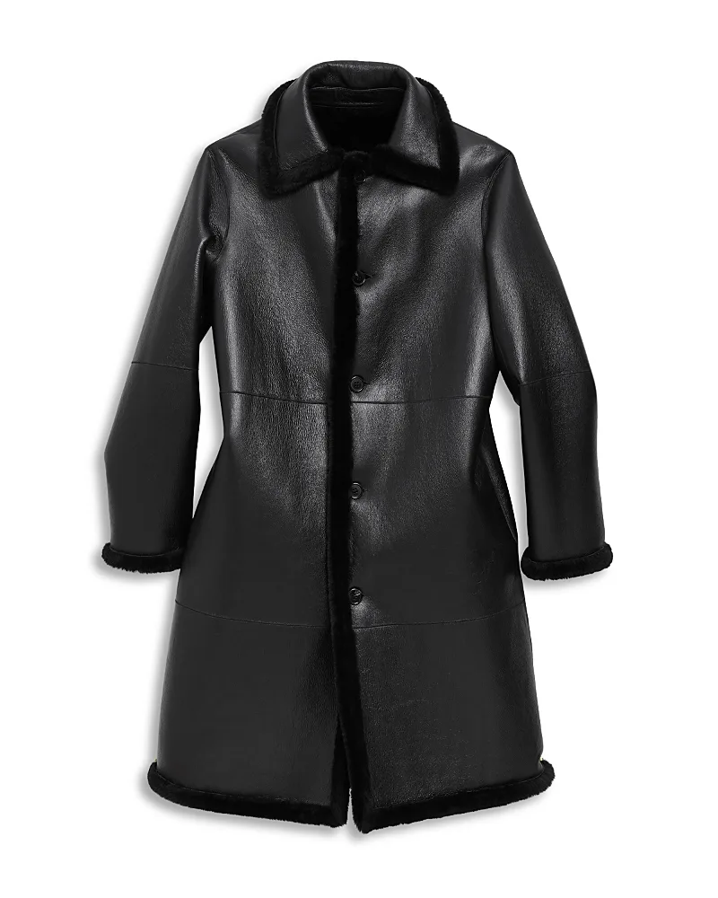 Shearling Trench Coat by Theory