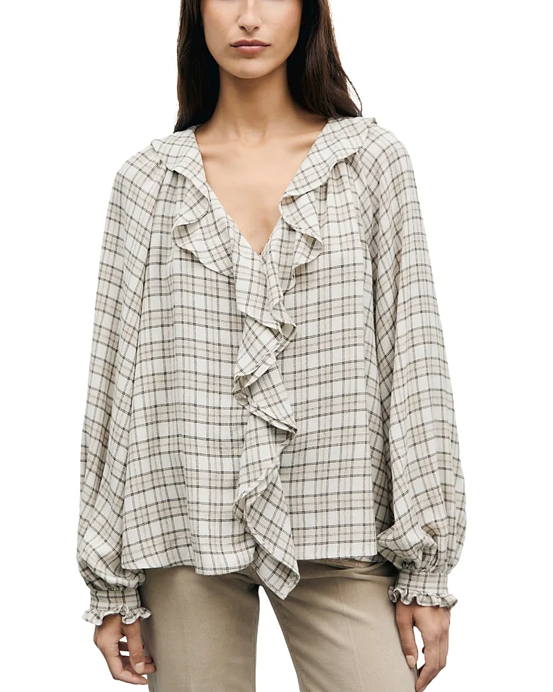 Lisel Ruffled Blouse by Gerard Darel