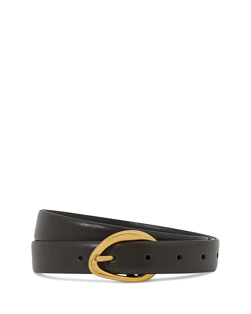 Subtle Grain Leather Belt by Reiss