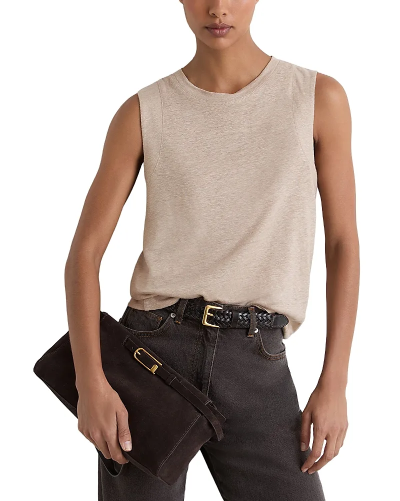 Amy Linen Top by Reiss