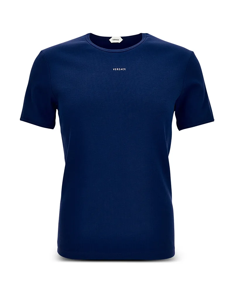 Cotton Stretch Crewneck Tee by Versace