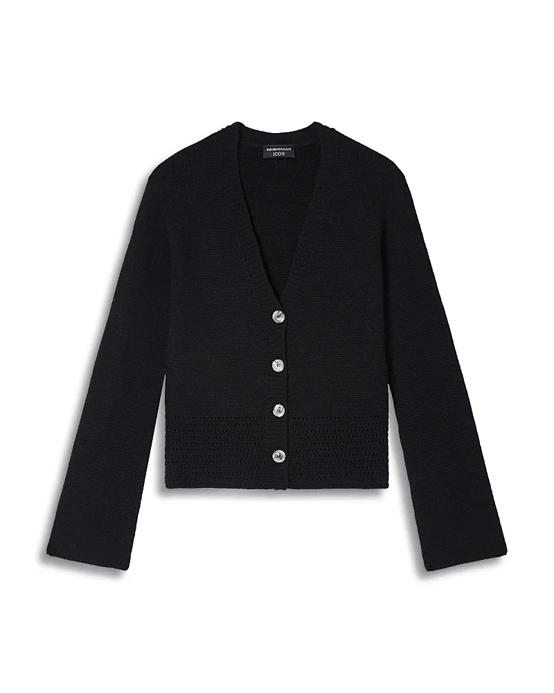 Emporio Armani Icon Cardigan Sweater by Armani