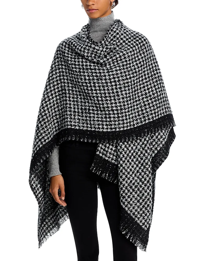Houndstooth Ruana