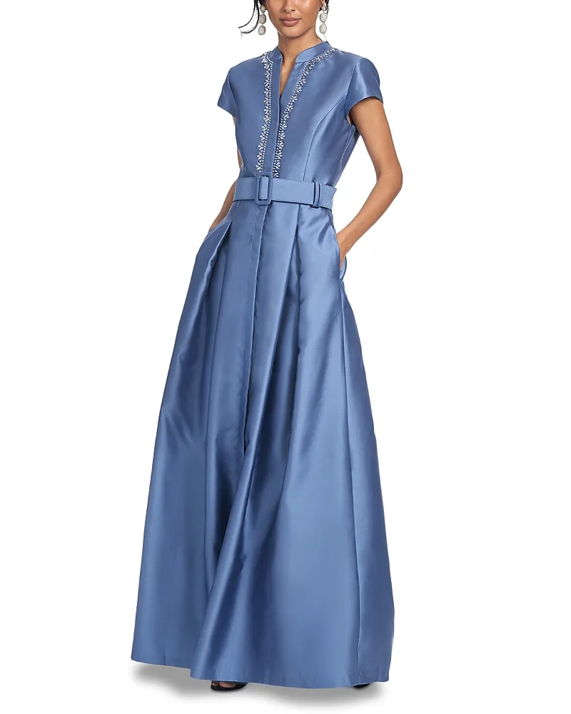 Marta Embellished Mikado Ball Gown by Sachin Babi