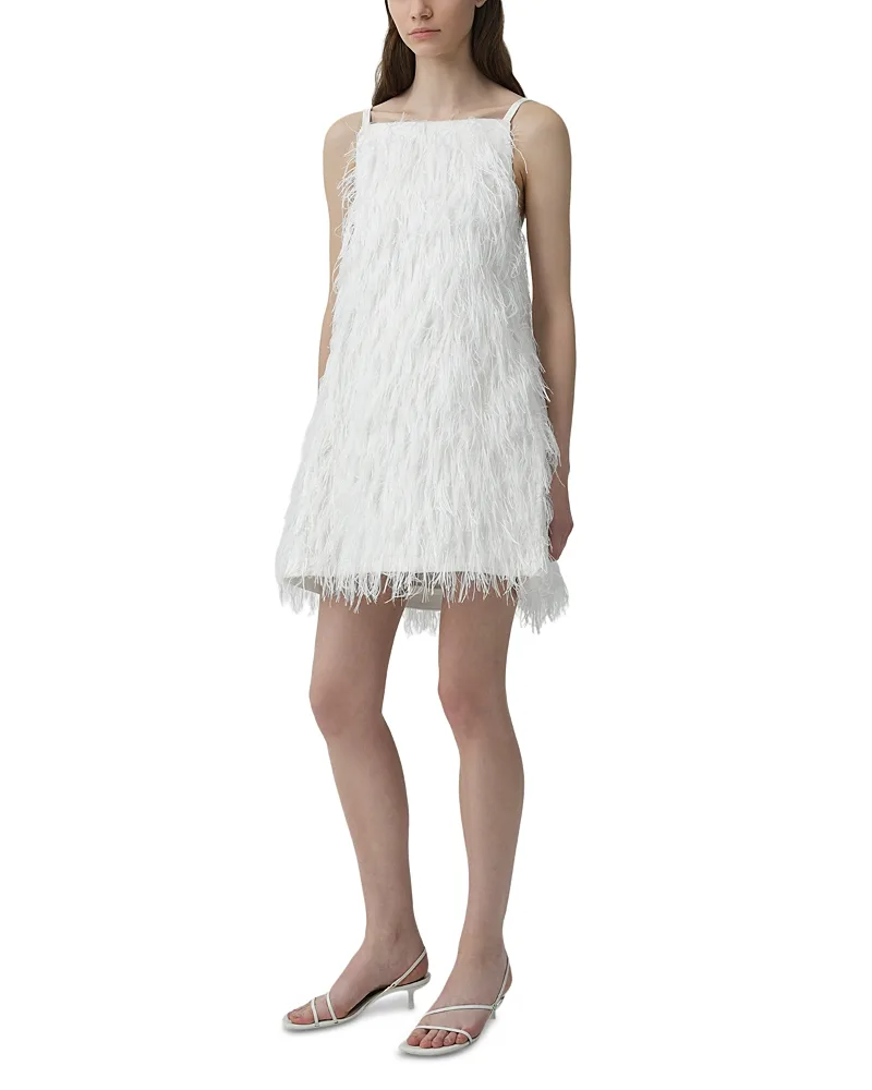 Kalla Fringe Jacquard Mini Dress by Simkhai