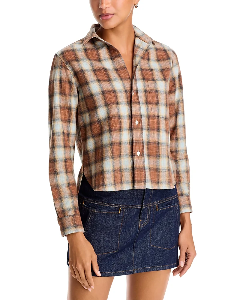 Silvio Cotton Untuckable Button Up Shirt by Frank & Eileen