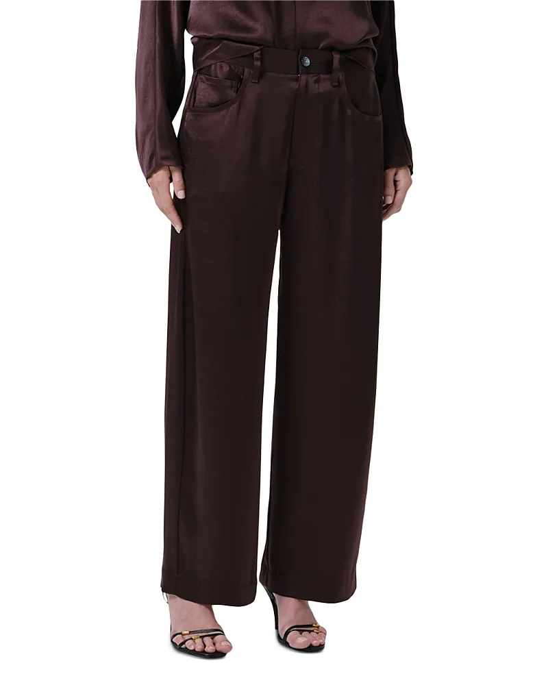 Brynn Wide Leg Satin Pants by Citizens of Humanity