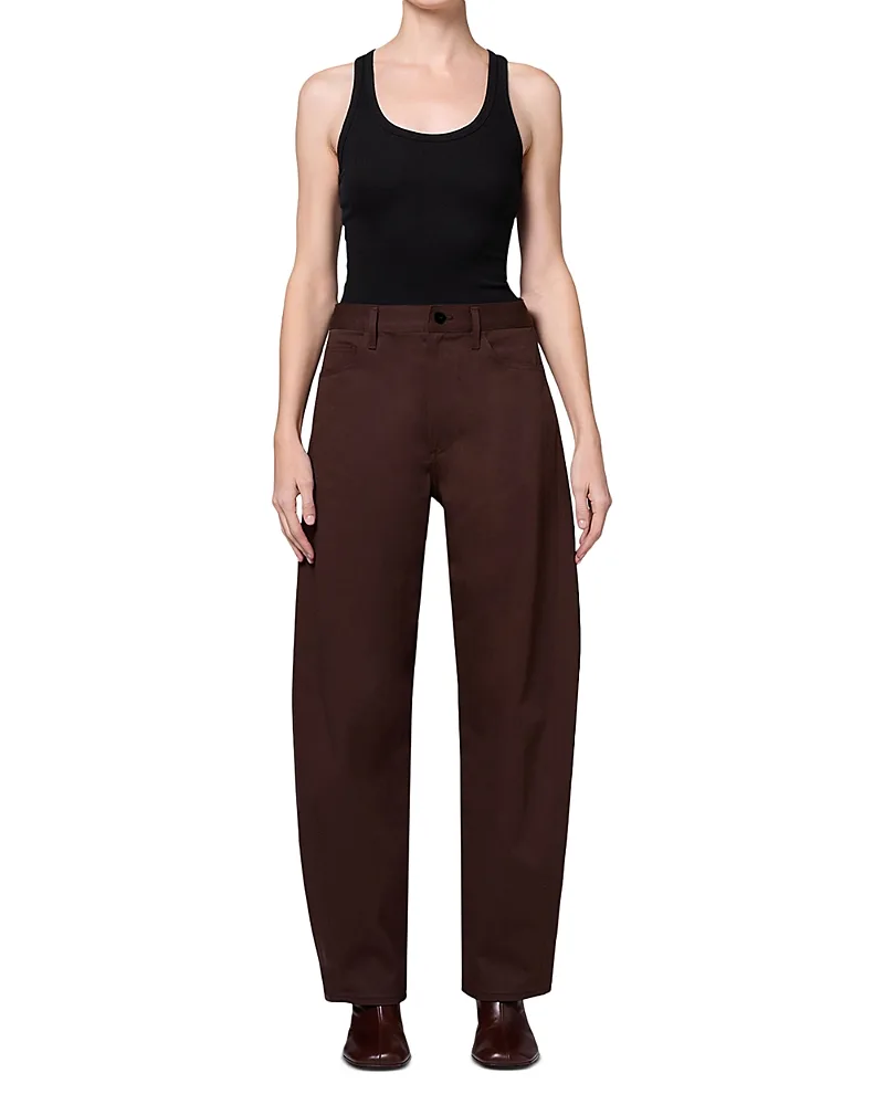 Luna Tapered Curved Trousers by AGOLDE