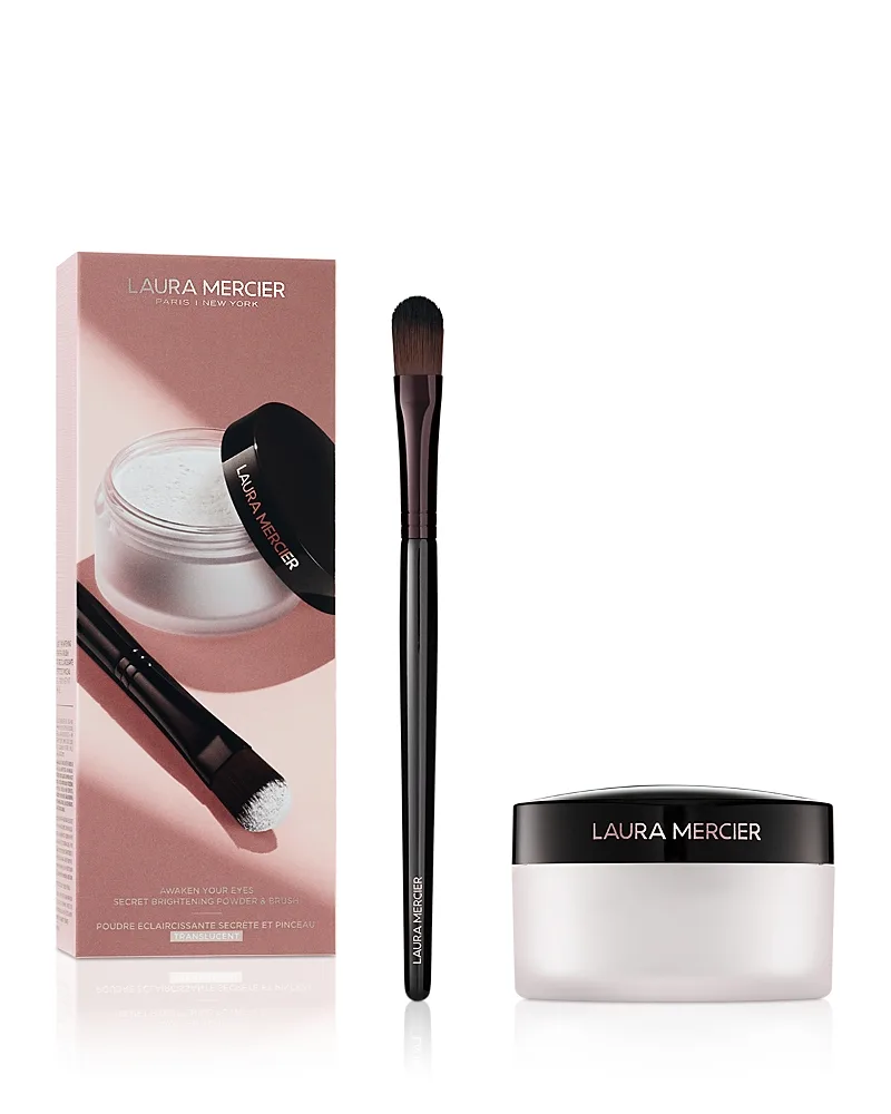 Awaken Your Eyes Secret Brightening Powder & Brush Gift Set by Laura Mercier