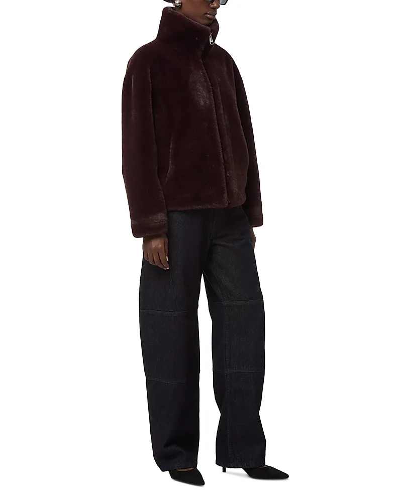 Brooks Faux Fur Coat by Apparis