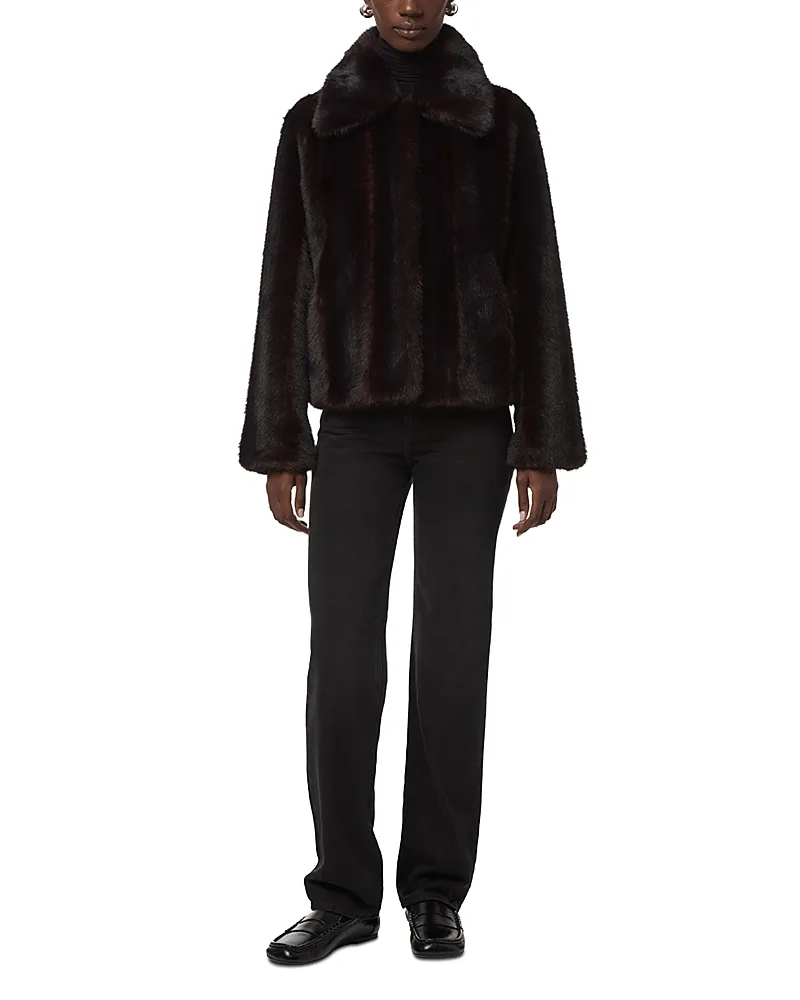 Elis Shaved Faux Fur Coat by Apparis