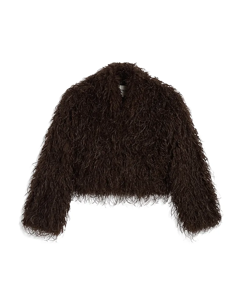 Ginette Mongolian Faux Fur Jacket