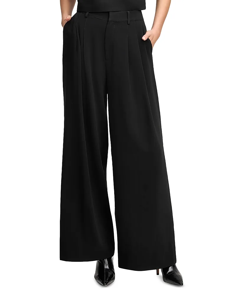 Marne Pleated Crepe Pants by Cinq a Sept