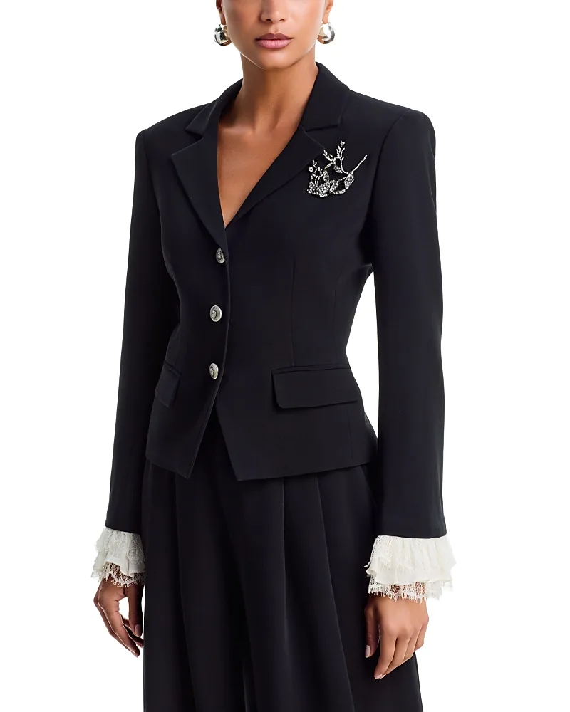 Sorren Lace Cuff Blazer by Cinq a Sept