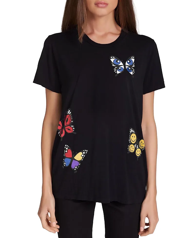 Wolf x Butterfly Tee by Lauren Moshi
