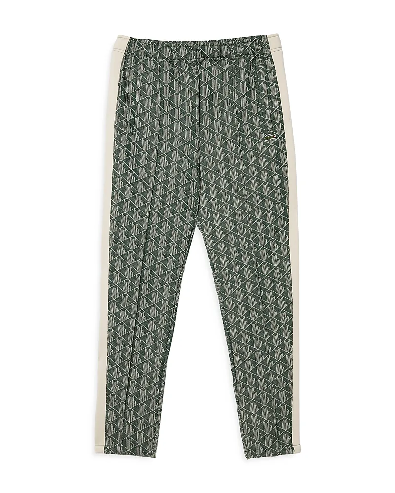 Printed Side Stripe Tracksuit Trousers by Lacoste