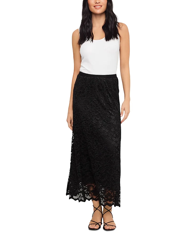 Lace Pull on Ankle Skirt by Karen Kane
