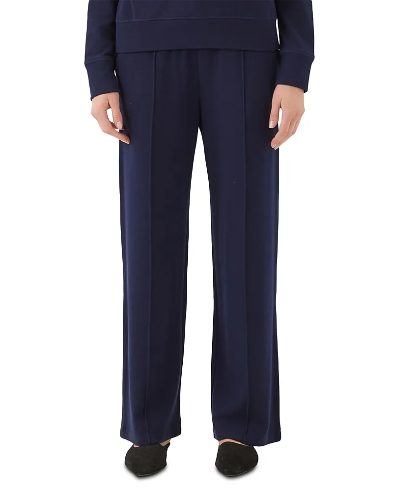 Drawstring Pintuck Sweatpants by Karen Kane