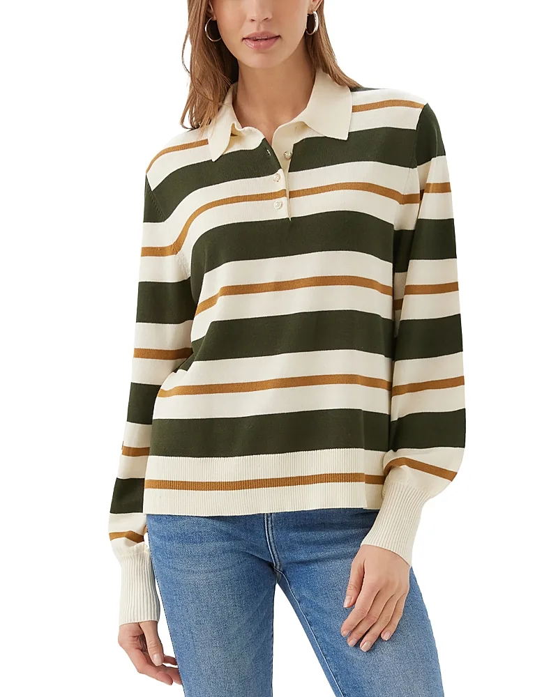 Game Day Stripe Sweater by Karen Kane