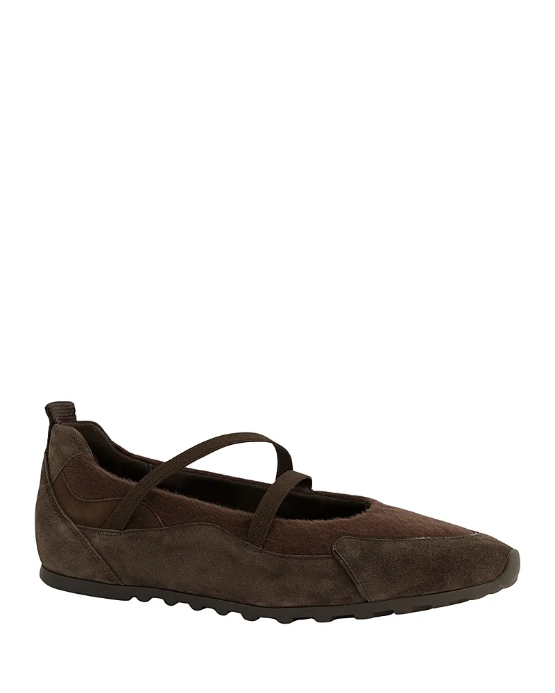 Dynamic Suede Mary Jane Flats by Paul Green
