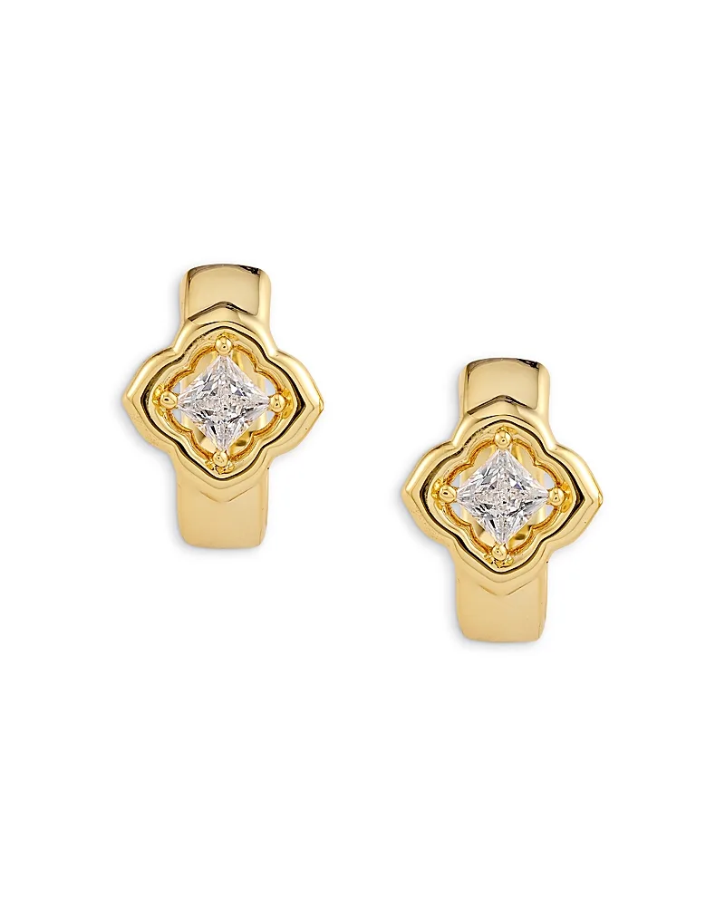 Mallory Crystal Huggie Hoop Earrings by Kendra Scott