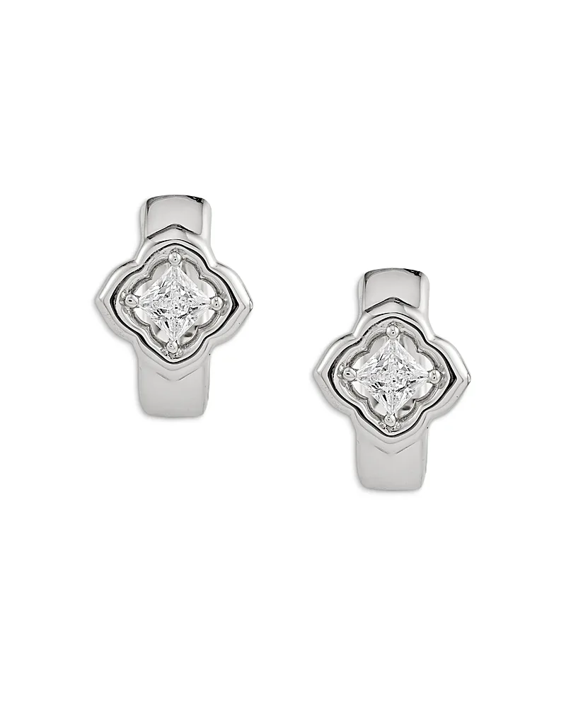 Mallory Crystal Huggie Hoop Earrings