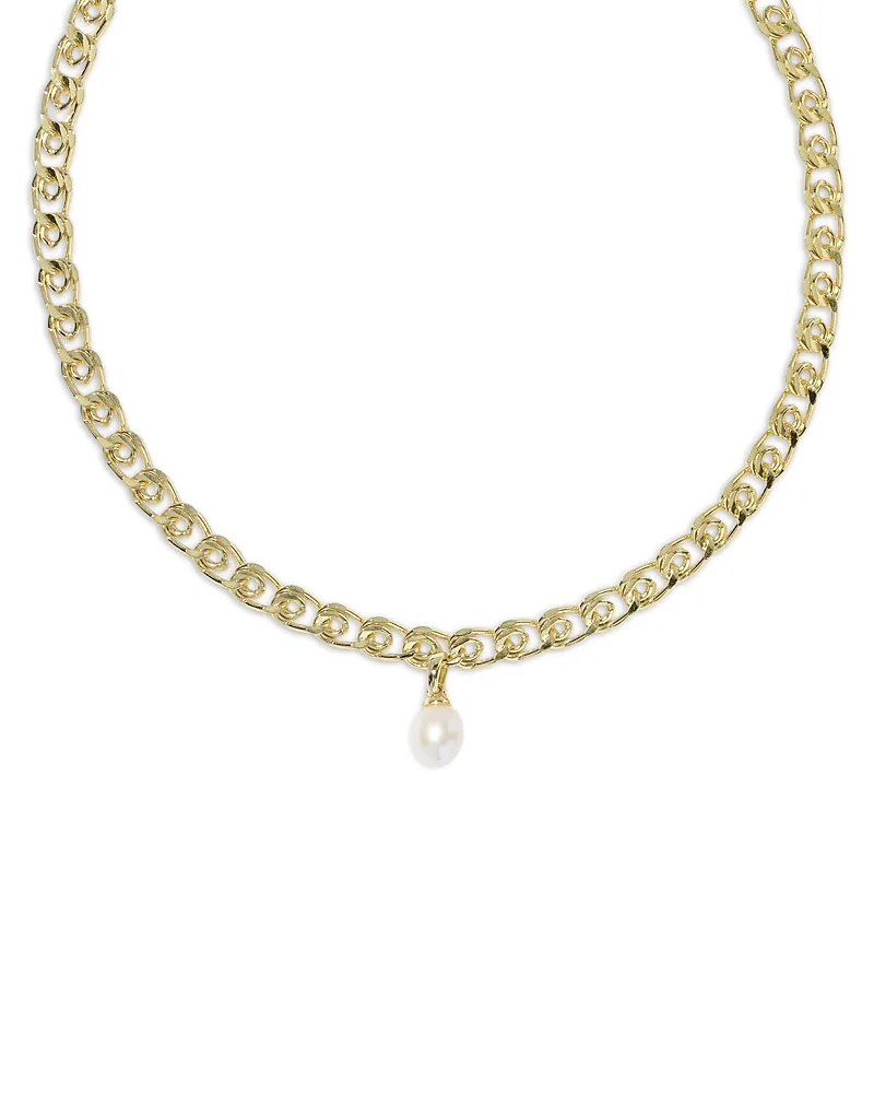 Oakland Cultured Freshwater Pearl Pendant Necklace, 16-19