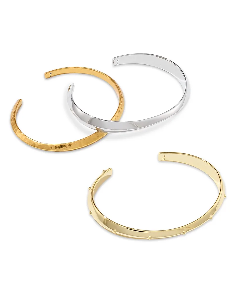 Oakland Cuff Bracelets, Set of 3