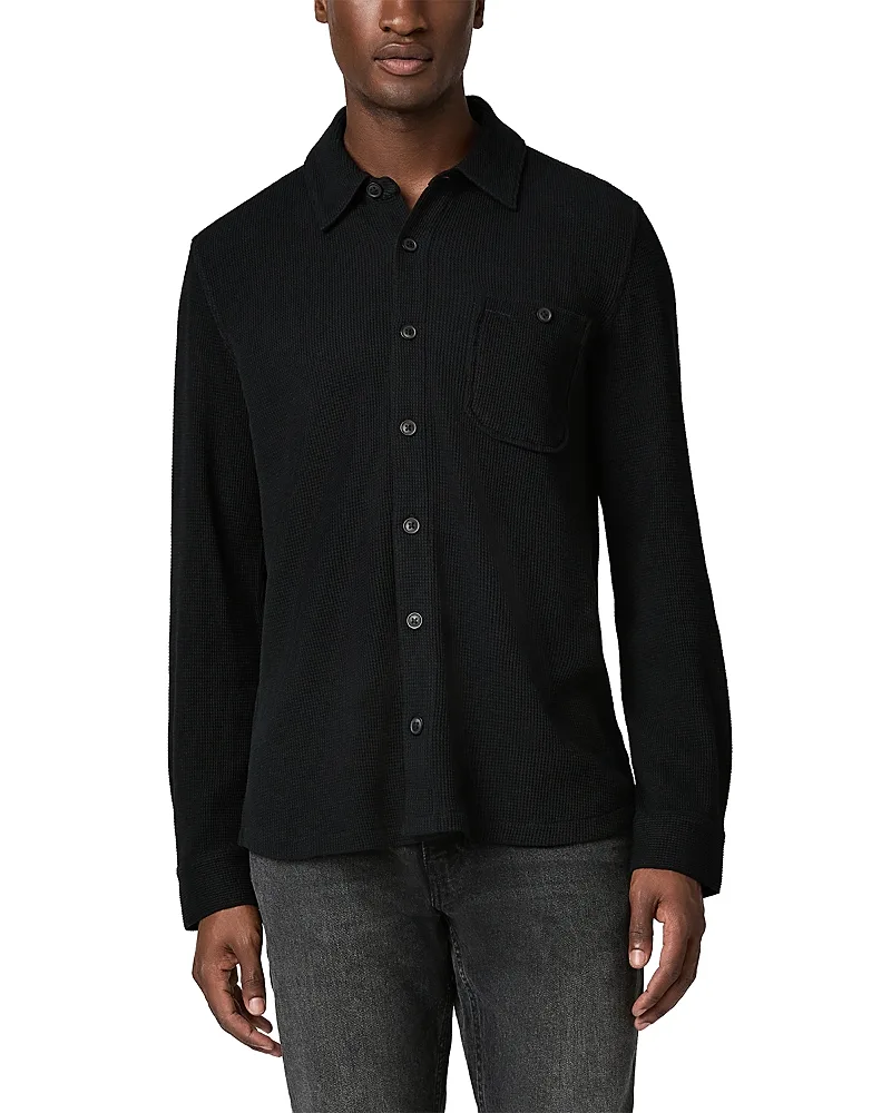 Hollander Cotton Waffle Pocket Shirt by PAIGE