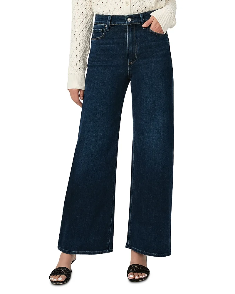 Anessa 28 High Rise Wide Leg Jeans by PAIGE