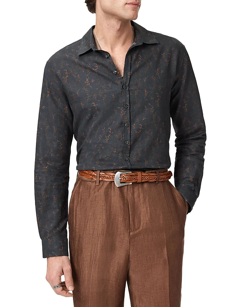 Bucks Linen Cotton Shirt by John Varvatos